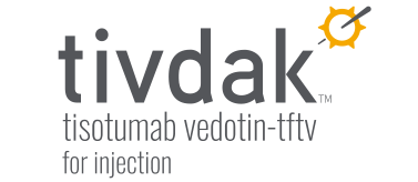 TIVDAK™ (tisotumab vedotin) logo